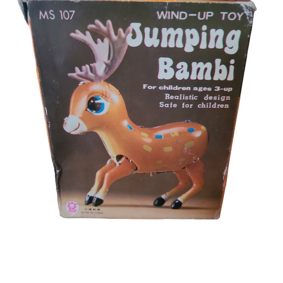 Jumping bambi wind up toy - Picture 2 of 2